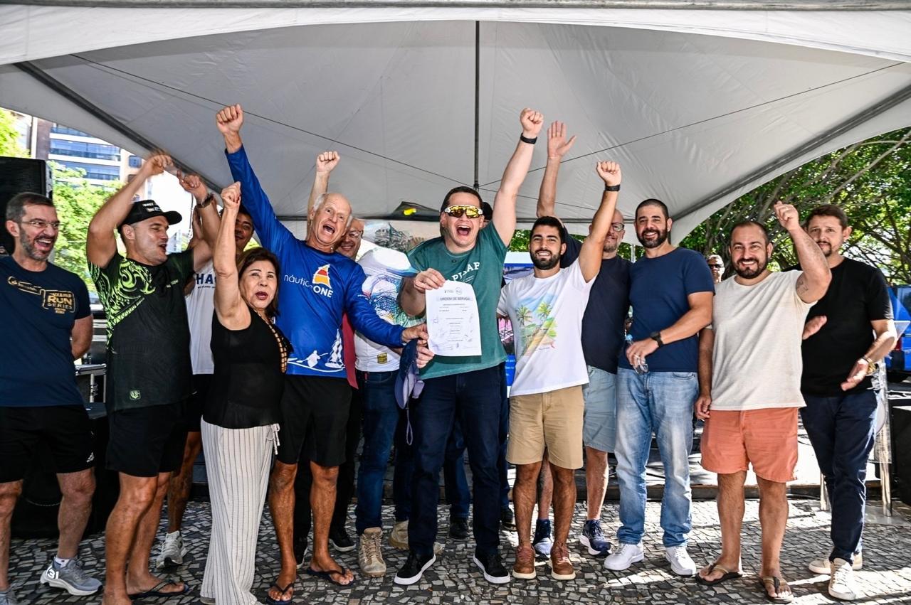 Pazolini dá início às obras da Guarderia Náutica Municipal