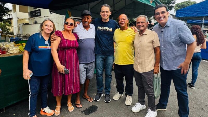 Lorenzo Pazolini percorre Feira do Bairro República, ouve lideranças e reforça aproximação com a comunidade