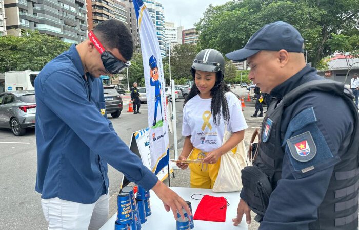 Maio Amarelo: Guarda de Vitória intensifica ações educativas e reforça conscientização para salvar vidas no trânsito