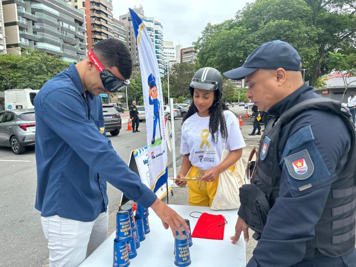Maio Amarelo: Guarda de Vitória intensifica ações educativas e reforça conscientização para salvar vidas no trânsito