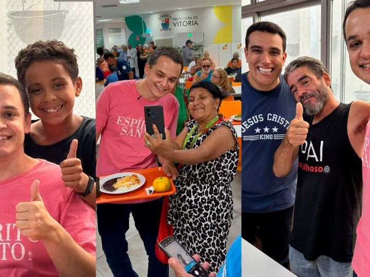 No dia do aniversário, Lorenzo Pazolini escolhe almoço no Restaurante Popular de Vitória