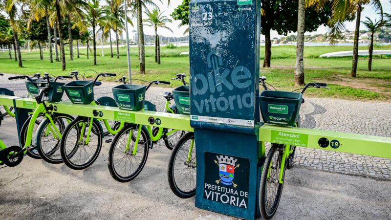 Vitória libera uso gratuito de bicicletas compartilhadas no Dia Mundial da Bicicleta