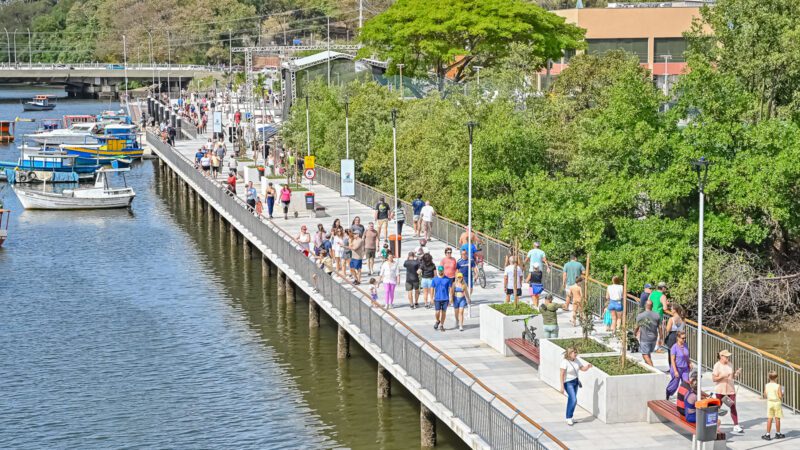 Nova Orla do Canal de Camburi atrai grande público e se consolida como novo ponto de lazer no primeiro domingo após inauguração
