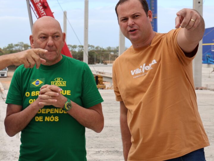 Dr. Victor Linhalis participa de visita às obras da Havan e reforça compromisso com o desenvolvimento de Vila Velha
