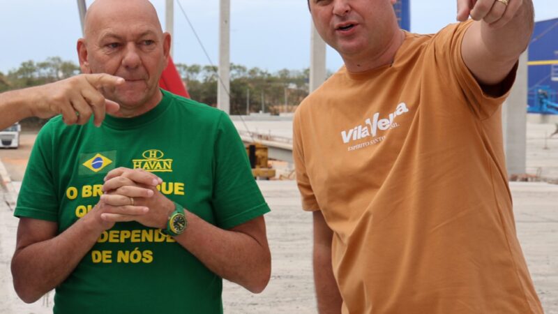 Dr. Victor Linhalis participa de visita às obras da Havan e reforça compromisso com o desenvolvimento de Vila Velha
