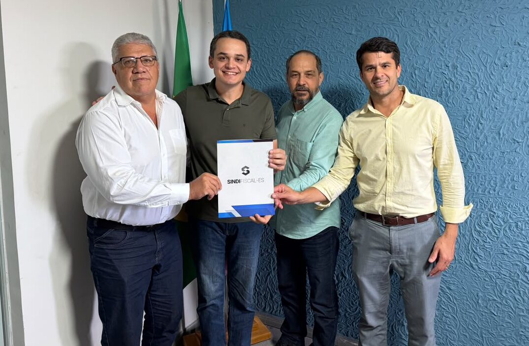 Pazolini dialoga com Sindifiscal-ES sobre valorização do Fisco e fortalecimento da Administração Tributária estadual