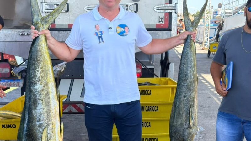 Pesca forte, renda garantida: Dr. Victor assume compromisso com o setor