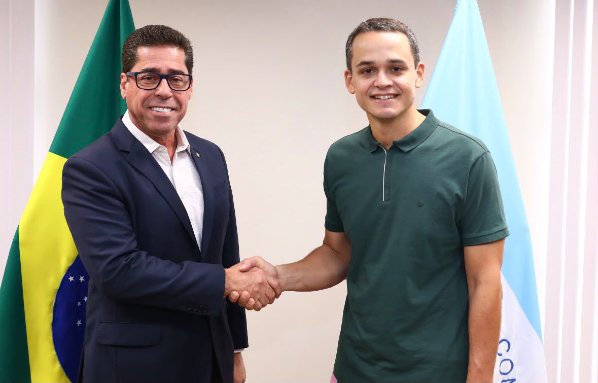 Pazolini se encontra com presidente da Assembleia Legislativa e destaca diálogo entre os poderes
