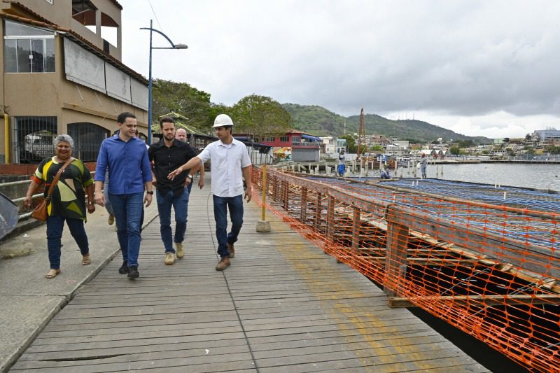 Nova Orla da Grande São Pedro atinge a marca de 50% das obras executadas