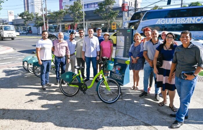 Expansão do Bike Vitória: Inauguração de novo posto em Santa Luiza amplia a rede para 37 estações