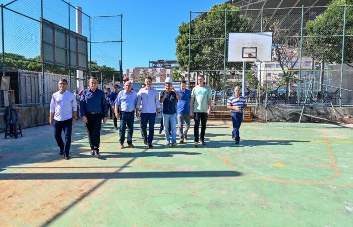 Obra de melhoria na quadra de Itararé promove esporte, lazer e reforço na segurança