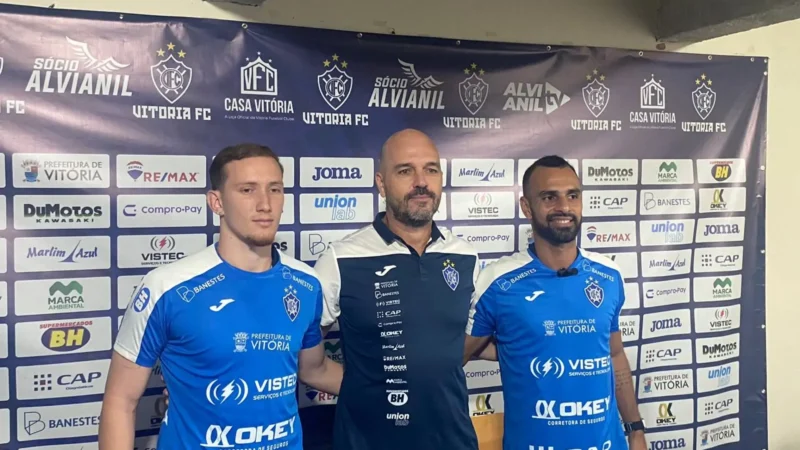 Vitória apresenta Renzo e Bruno Paixão para a Copa Espírito Santo