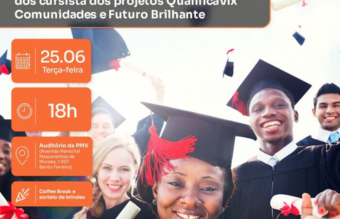Profissionais: alunos do QualificaVIx e Futuro Brilhante receberão certificados