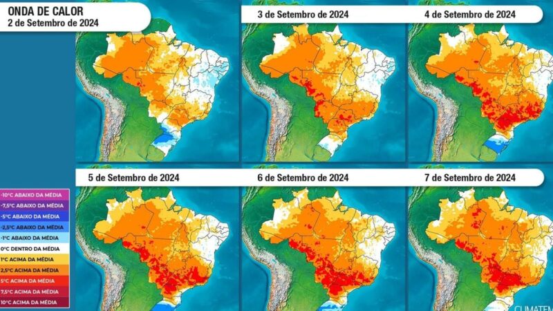 Onda de calor vai elevar as temperaturas no ES em setembro